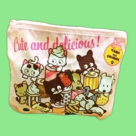 Tama And Friends Zipper Cosmetics Pouch - Picture 1 of 4